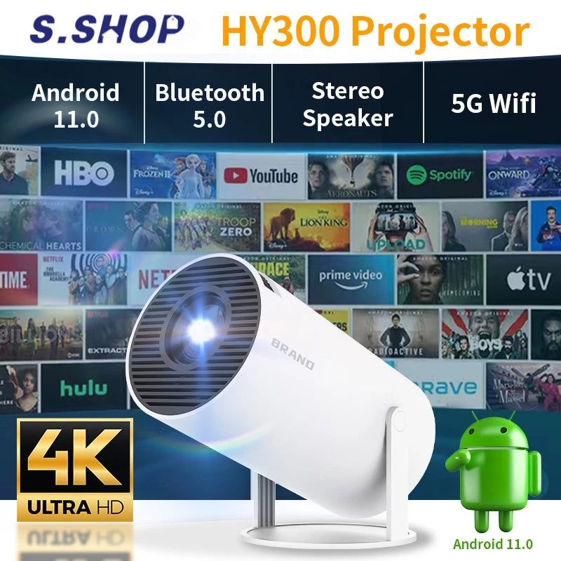 Proyector HY300 Full Hd Android +Control