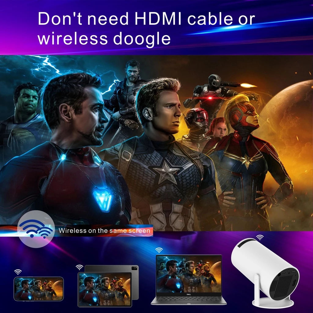 Proyector HY300 Full Hd Android +Control