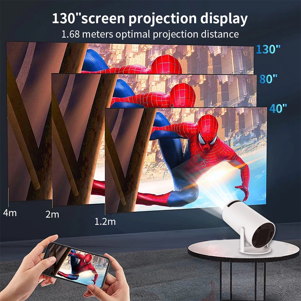 Proyector HY300 Full Hd Android +Control